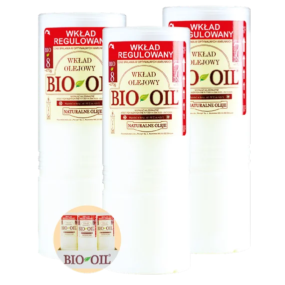 Wkład olejowy regulowany BIO8 Płomyk 470g 7 dni widok 1