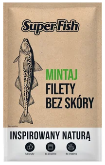 Zdjęcie produktu - Mintaj filet b/s Superfish 1kg/800g