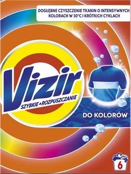 Zdjęcie produktu - Proszek do prania Vizir kolor 6p 330g