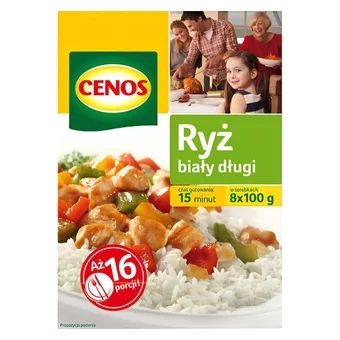 Ryż biały długi Cenos 8x100g widok 1