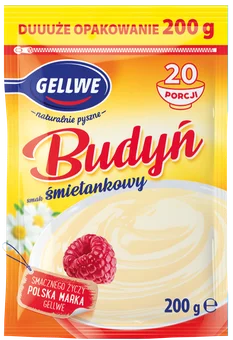 Budyń śmietankowy Gellwe 200g widok 1