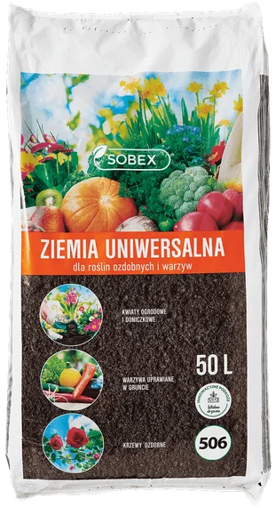 Ziemia kwiatowa uniwersalna 50l widok 1