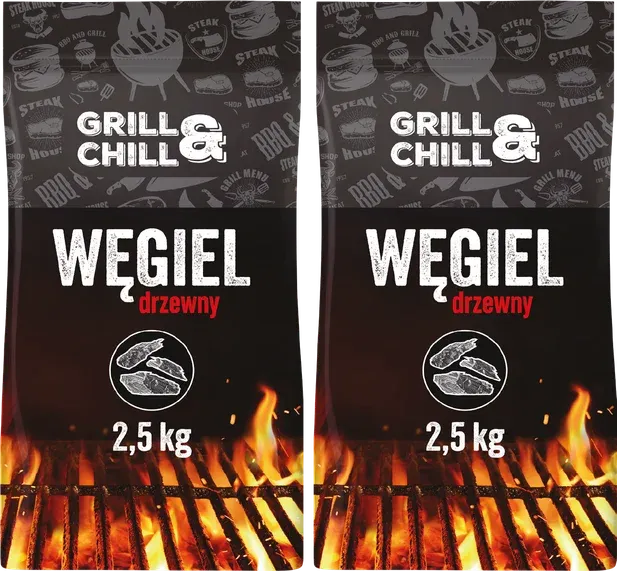 Węgiel drzewny Grill&Chill 2,5kg widok 1