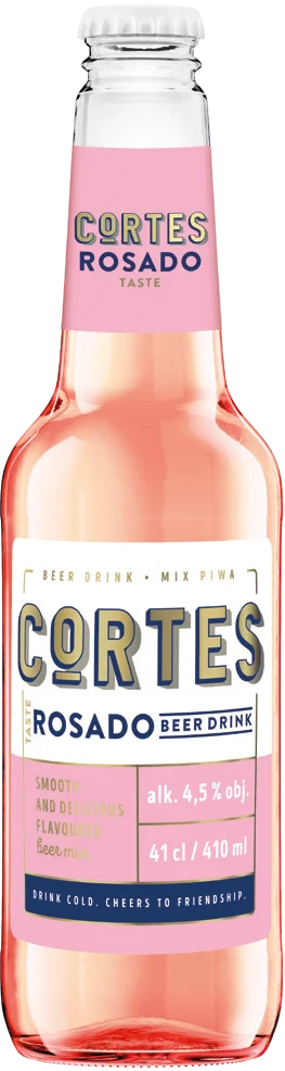 Piwo Cortes rosado 410ml 4,5% but. bzzw. widok główny