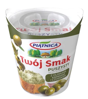 Zdjęcie produktu - Serek puszysty z oliwk Twój Smak OSM Piątnica 150g