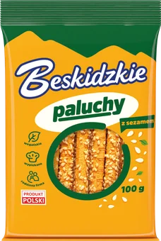 Paluchy z sezamem Beskidzkie 100g widok główny 