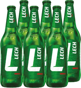 Piwo Lech premium 0,5l 5% but. zw. widok 1