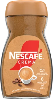 Kawa rozpuszczalna Crema Nescafe 200g widok główny 