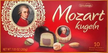 Bombonierka Mozart 200g widok 1