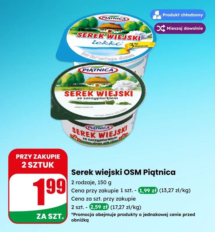 Nabiał teraz taniej w DINO!