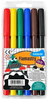 Zdjęcie produktu - Flamastry 6kol SZ26