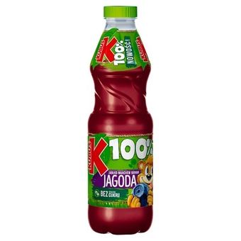 Sok jabłko marchew banan jagoda Kubuś 0,85l widok 1