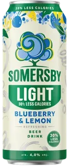Napój piwny Somersby blueb. light 0,5l 4% puszka widok główny 