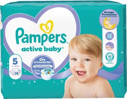 Zdjęcie produktu - Pieluchy Active Baby Pampers