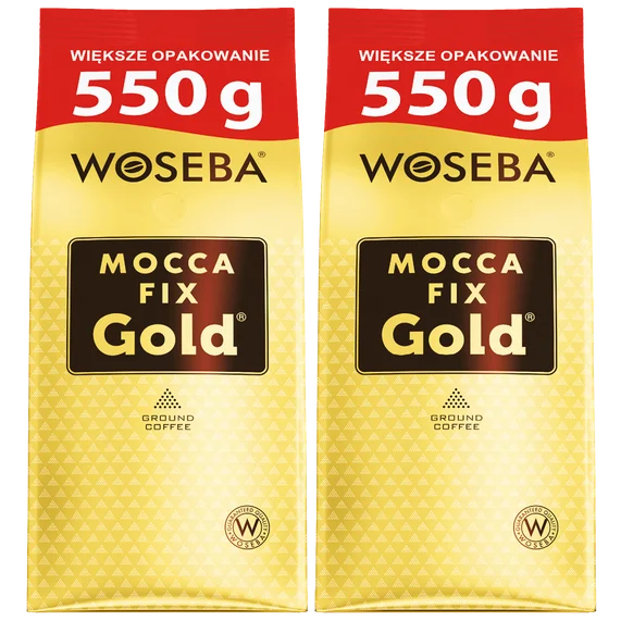 Kawa mielona Mocca Fix Gold Woseba 550g widok 1