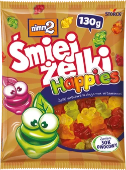 Żelki Śmiejżelki Happies 130g widok główny