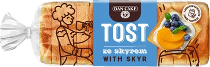 Zdjęcie produktu - Chleb tostowy ze skyrem Dan Cake 450g