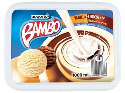 Lody Bambo wanilia czekolada Augusto 1l widok 1