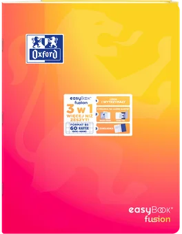 Zdjęcie produktu - Zeszyt B5/60k kratka Easybook Fusion Oxford SZ26