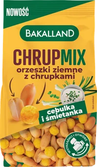 Zdjęcie produktu - Chrup Mix cebulka i śmietanka Bakalland 180g
