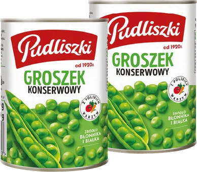 Groszek konserwowy Pudliszki 400/240g widok 1