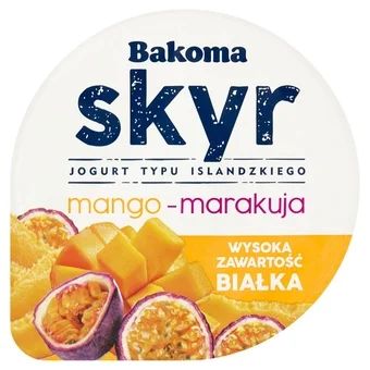 Zdjęcie produktu - Jogurt skyr owocowy Bakoma 150g mix