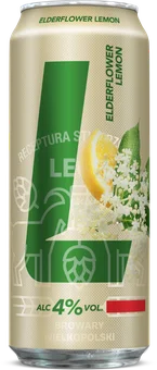 Zdjęcie produktu - Piwo Lech elderflower lemon 0,5l 4% puszka
