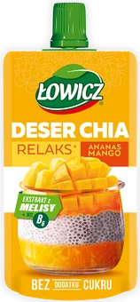 Deser owocowy z nasio chia mango anana Łowicz 120g widok 1