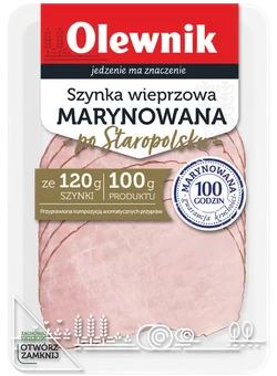 Szynka wieprzowa marynowana Olewnik 100g widok 1