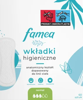 Wkładki hig. Famea 60szt widok 1