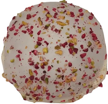 Pączek z nadz pistacjowo malinowym Kazana 90g widok 1