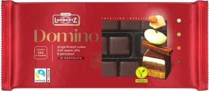 Zdjęcie produktu - Piernikowa kostka Domino Lambertz 250g BN25