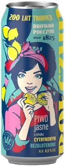 Zdjęcie produktu - Piwo Połczyn bezglutenowe cytryno 0,5l 4,5% puszka