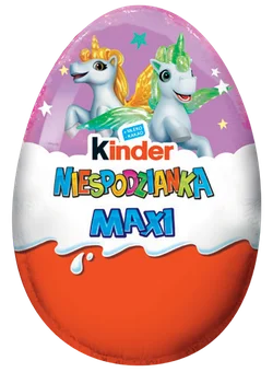Jajko Kinder Niespodzianka maxi różowe 100g BN25 widok 1