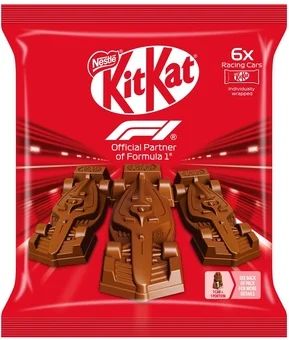 Zdjęcie produktu - Baton Kit Kat racing cars 6x11g