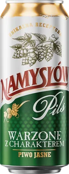 Piwo Namysłów pils 0,5l 5,8% puszka widok główny