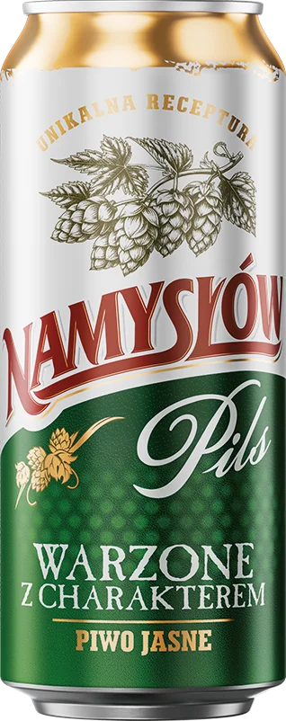 Piwo Namysłów pils 0,5l 5,8% puszka widok główny 