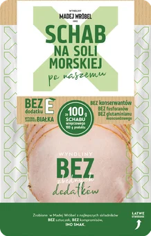 Zdjęcie produktu - Schab na soli morskiej Madej Wróbel 140g