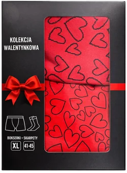 Zestaw prezentowy bokserki i skarpetki widok główny 