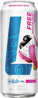 Piwo Lech Free smoczy owoc 0,5l 0% puszka widok główny