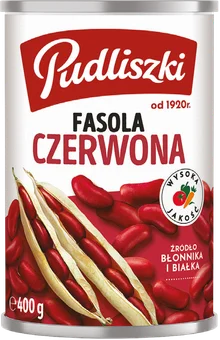 Fasola czerwona Pudliszki 400/220g widok 1