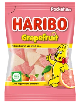 Zdjęcie produktu - Żelki grapefruit Haribo 80g