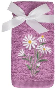 Zdjęcie produktu - Komplet ręczników z haftem 30x50cm 2szt mix