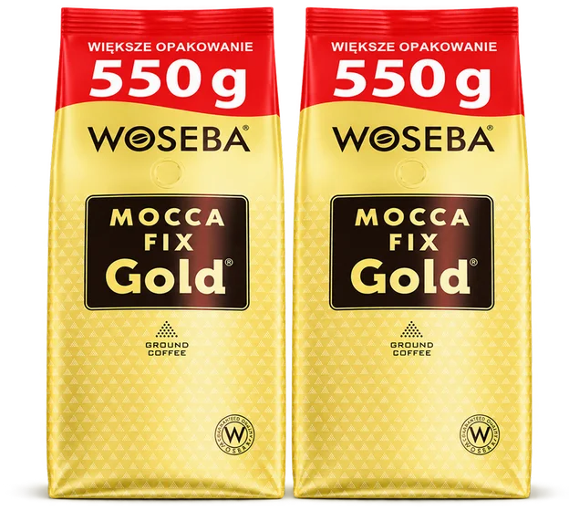 Kawa mielona Mocca Fix Gold Woseba 550g widok 1