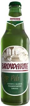 Zdjęcie produktu - Piwo Browarne pils 0,5l 6% but. bzzw.