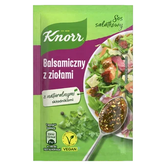 Sos sałatkowy balsamiczny z ziołami Knorr 11g widok 1