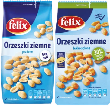 Zdjęcie produktu - Orzeszki ziemne prażone Felix
