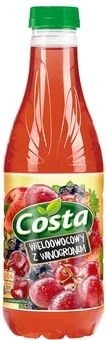 Napój niegaz. wieloow. z winogronem Costa 1l widok 1