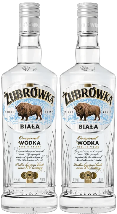 Wódka Żubrówka biała 0,7l 40% widok 1