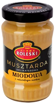 Musztarda miodowa Roleski 210g widok główny